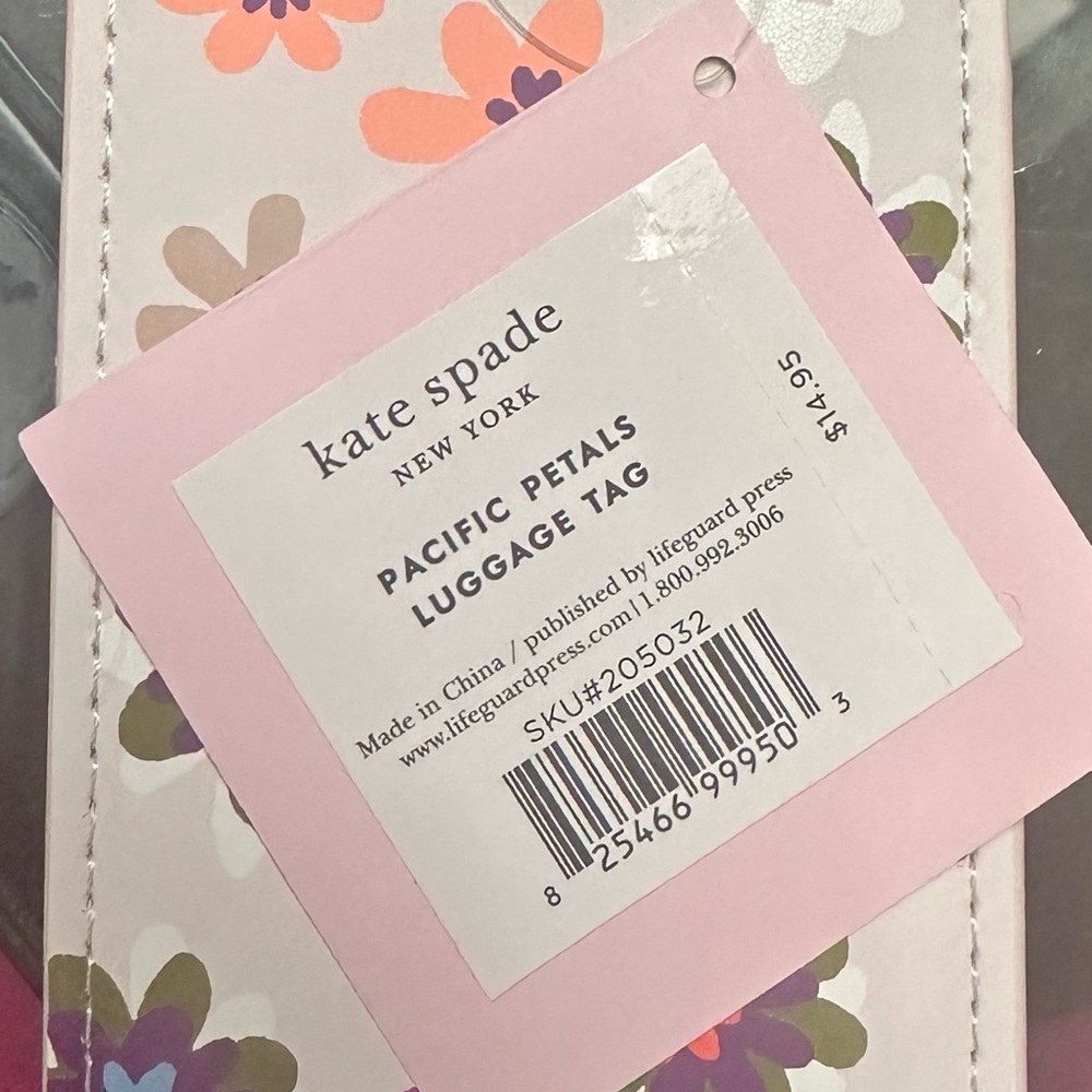 Kate Spade Luggage Tag - Pacific Petals